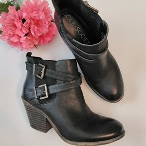 Sole Society Black Maris Booties NWOT Size 9